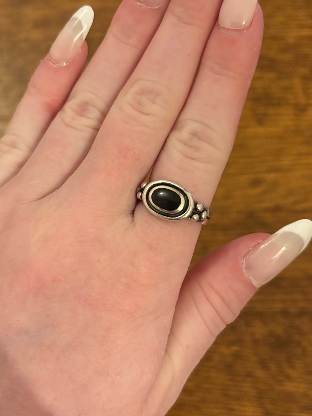 BLACK ONYX RING JAMES AVERY - Picture 4 of 4